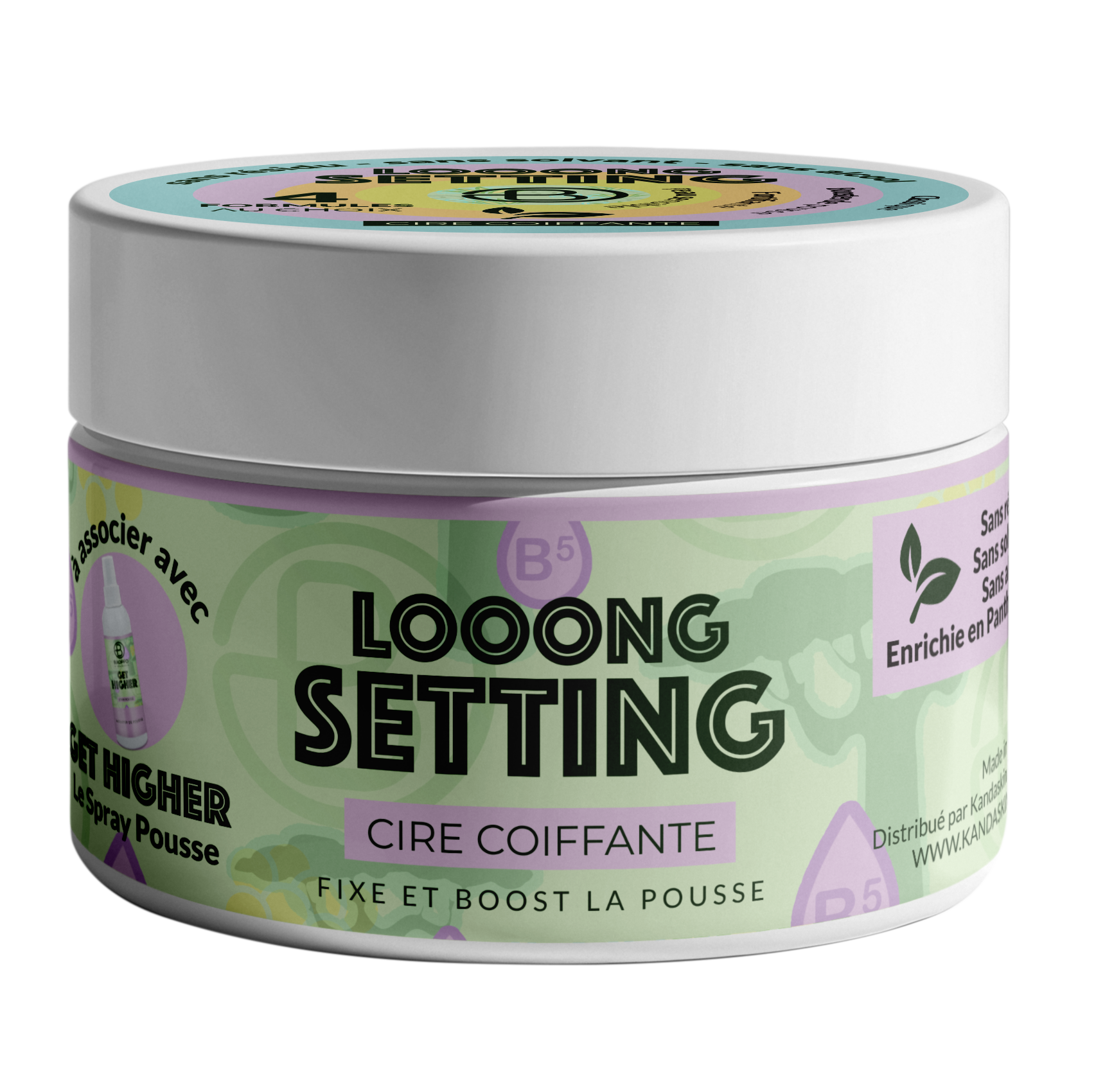Baoppo Cire coiffante aide à la pousse 150 ml